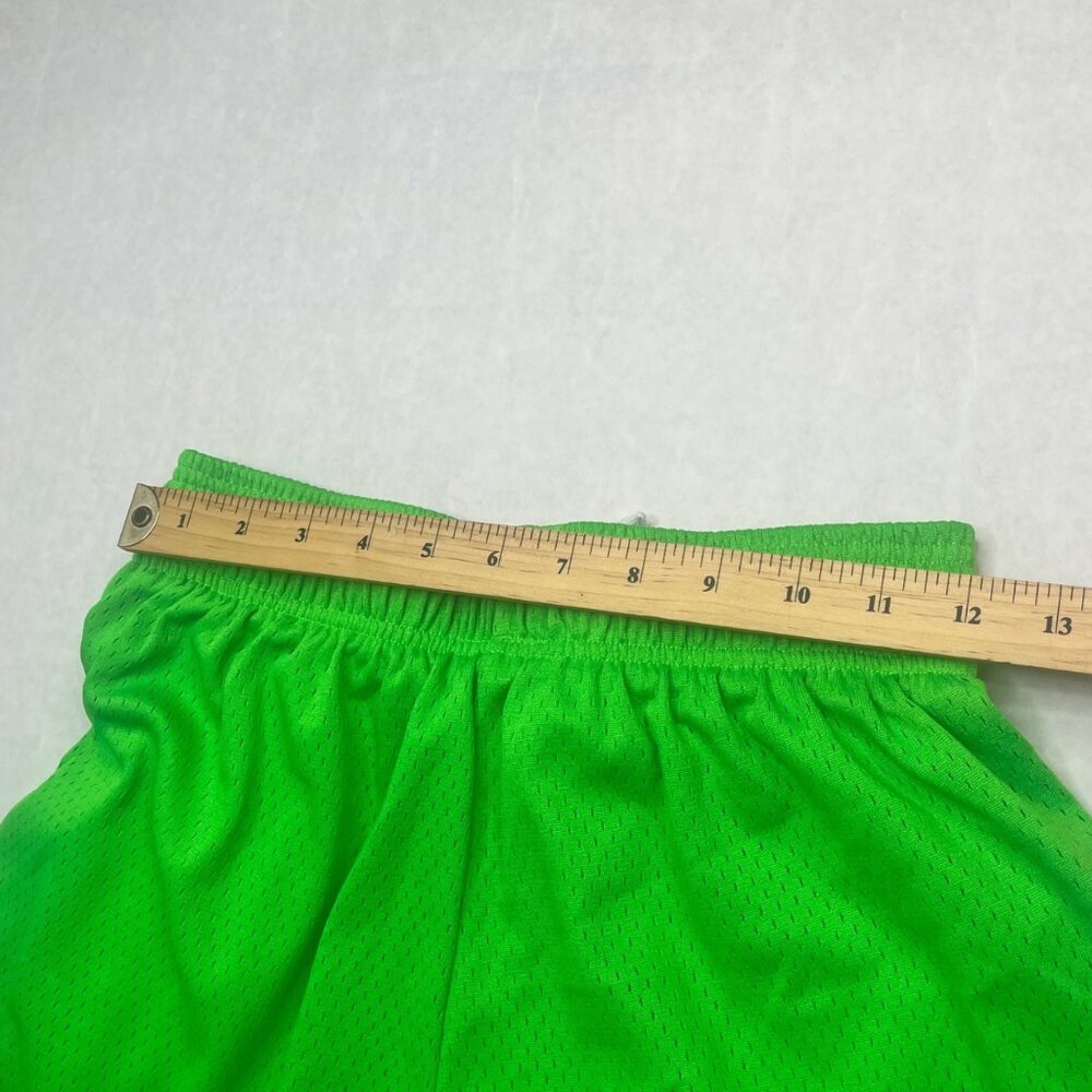 Inaka Power Green Mesh Shorts With Elastic Waistband & TP Logo Design  small - Picture 7 of 9
